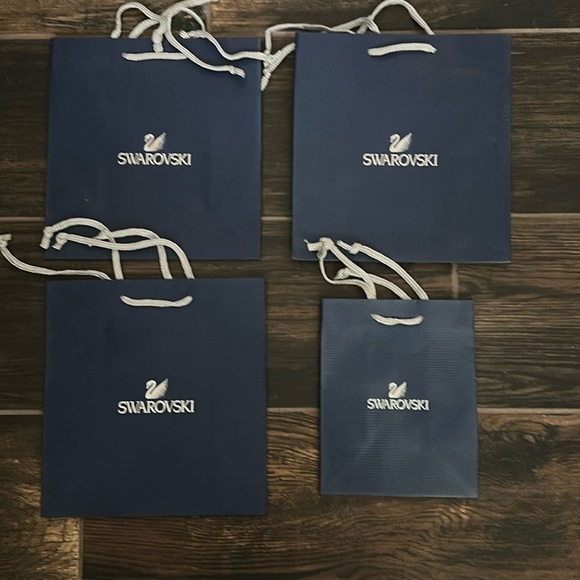 SWAROVSKI Shopping Bags (1 Small + 3 Medium) - Picture 1 of 2
